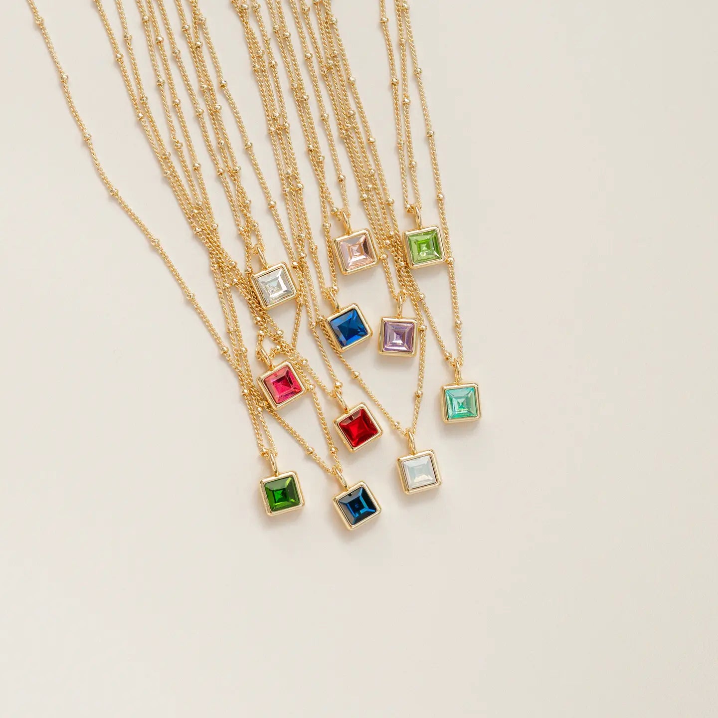 Bottled Birthstone Necklace Collection