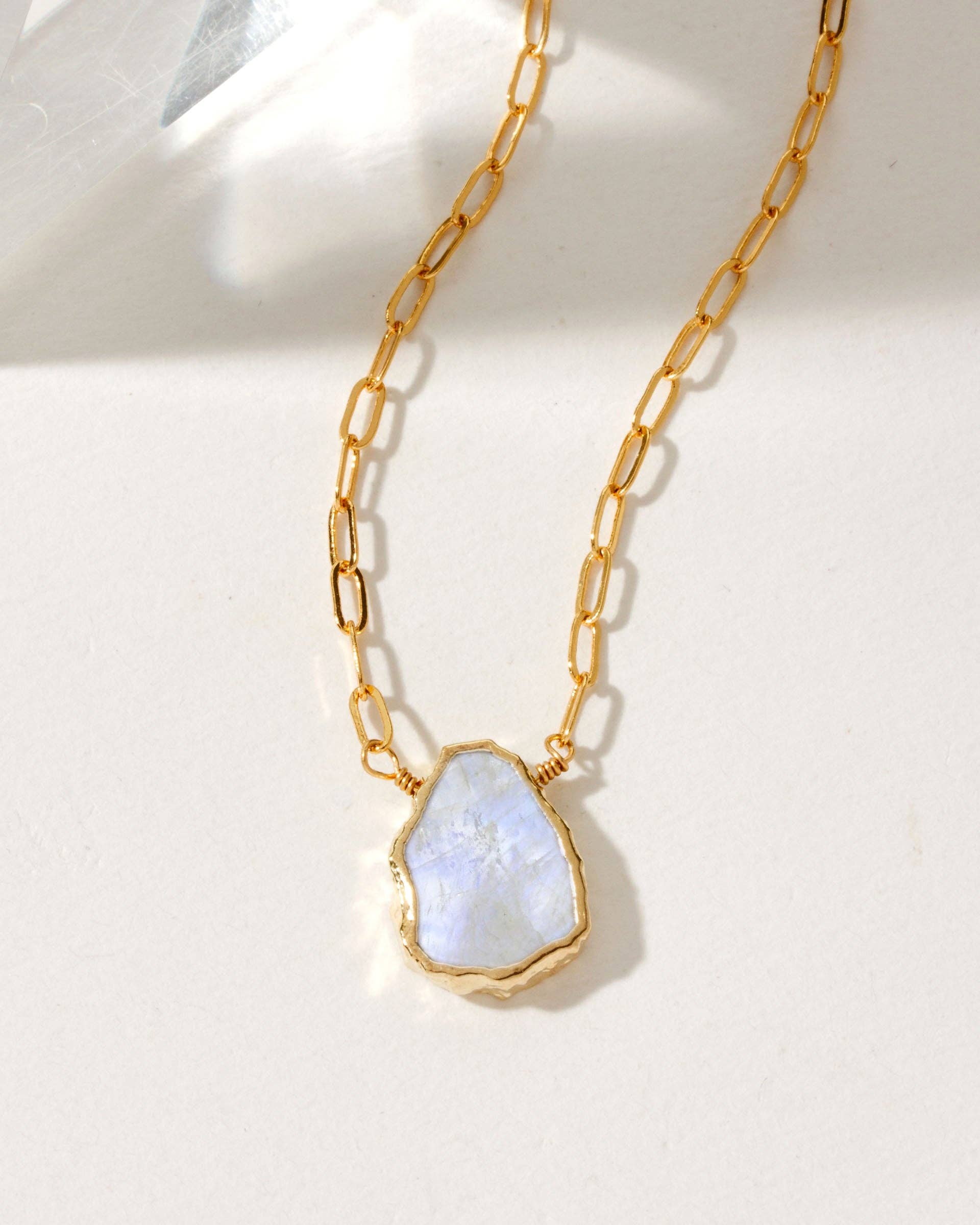 Moonstone Gold Necklace