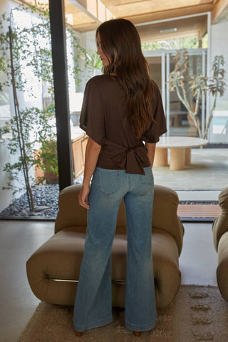 Afterglow Tie Back Top - Simply Sunflowers