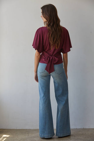 Afterglow Tie Back Top - Simply Sunflowers