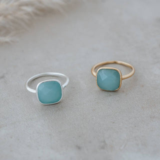 Ala Mode Ring-Amazonite - Simply Sunflowers