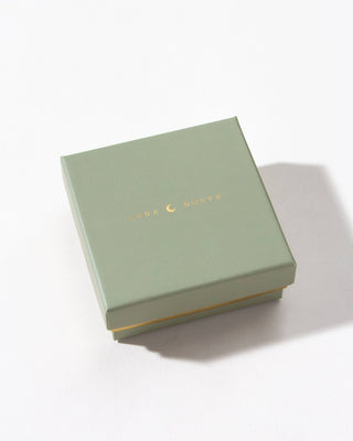 Amazonite Gemstone Huggies - Simply Sunflowers