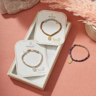 Amazonite Intention Charm Bracelet - Simply Sunflowers