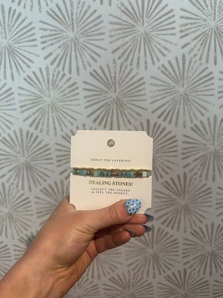 Amazonite Stone Bracelet - Simply Sunflowers