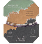 Delicate Stone Wrap Bracelets