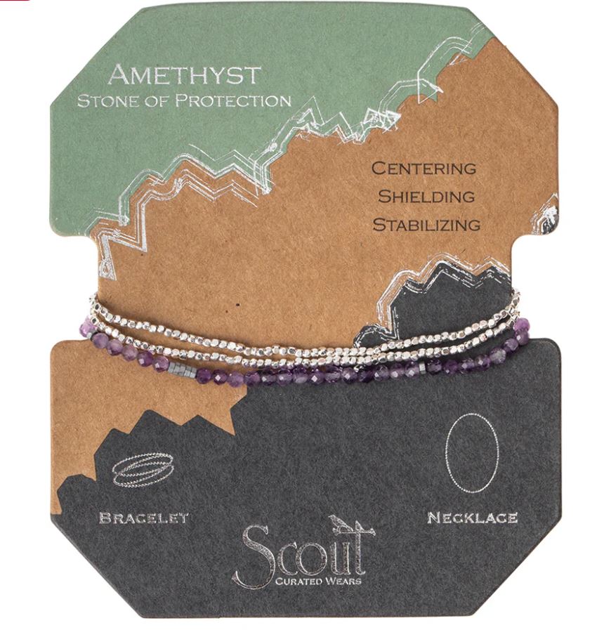 Delicate Stone Wrap Bracelets