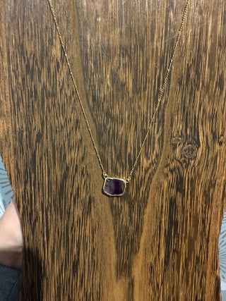 Ametyst Necklace - Simply Sunflowers