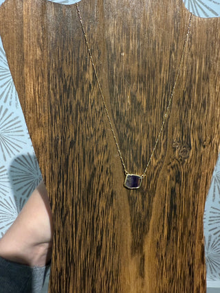 Ametyst Necklace - Simply Sunflowers