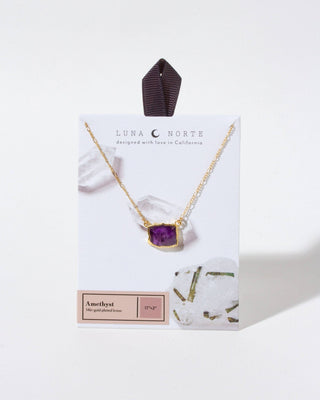 Ametyst Necklace - Simply Sunflowers