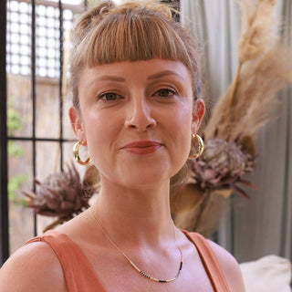 Angie Hoop Earrings - Simply Sunflowers