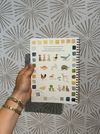 Animals watercolor workbook - Simply Sunflowers