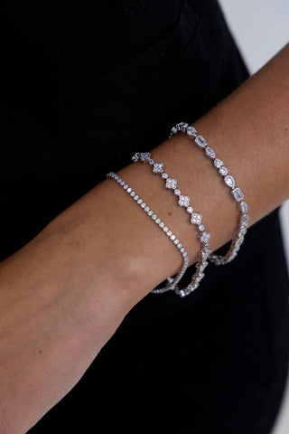 Annie Dainty Tennis Bracelet - Simply Sunflowers