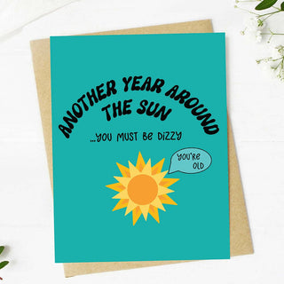 "Another year around the sun..." Birthday Card - Simply Sunflowers