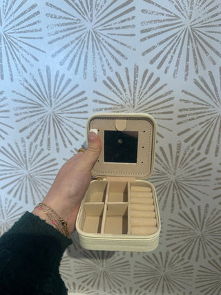 Antique Blue Jewelry Case - Simply Sunflowers