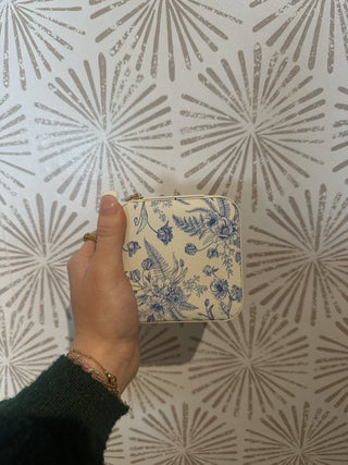 Antique Blue Jewelry Case - Simply Sunflowers