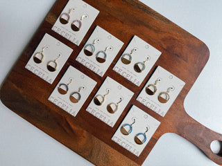 Aria Half Moon Earrings - Simply Sunflowers