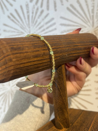 Ashley Mint and Gold Bracelet - Simply Sunflowers