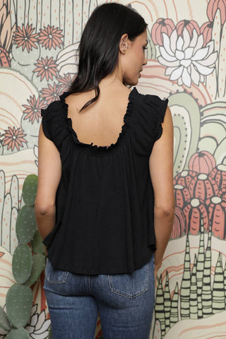 Atlantic Babydoll Top - Simply Sunflowers