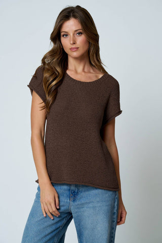 August Knit Top - Simply Sunflowers