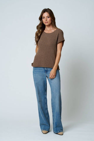 August Knit Top - Simply Sunflowers