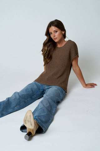 August Knit Top - Simply Sunflowers