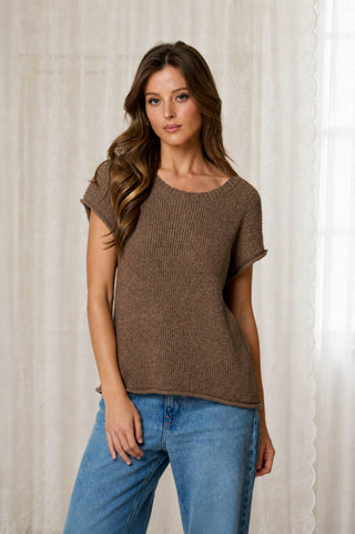 August Knit Top - Simply Sunflowers
