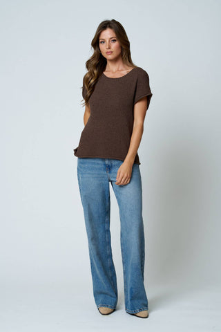 August Knit Top - Simply Sunflowers