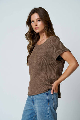 August Knit Top - Simply Sunflowers