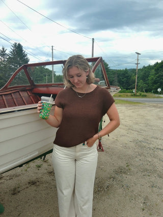 August Knit Top - Simply Sunflowers
