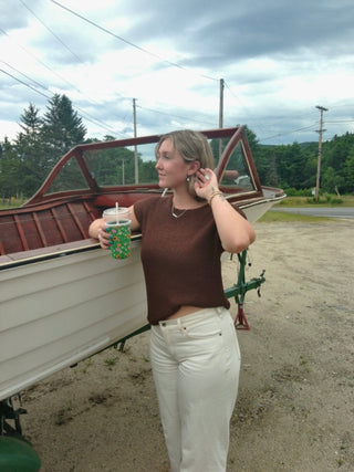 August Knit Top - Simply Sunflowers