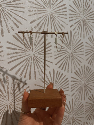 Aventurine Double Pierced Earrings - Simply Sunflowers