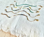 Thin Beaded Bracelets 