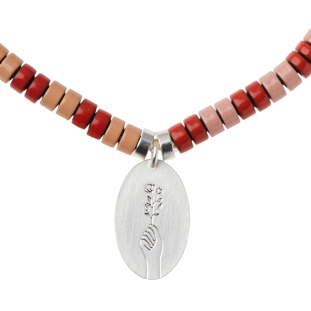 Rose Quartz Intention Charm Bracelet