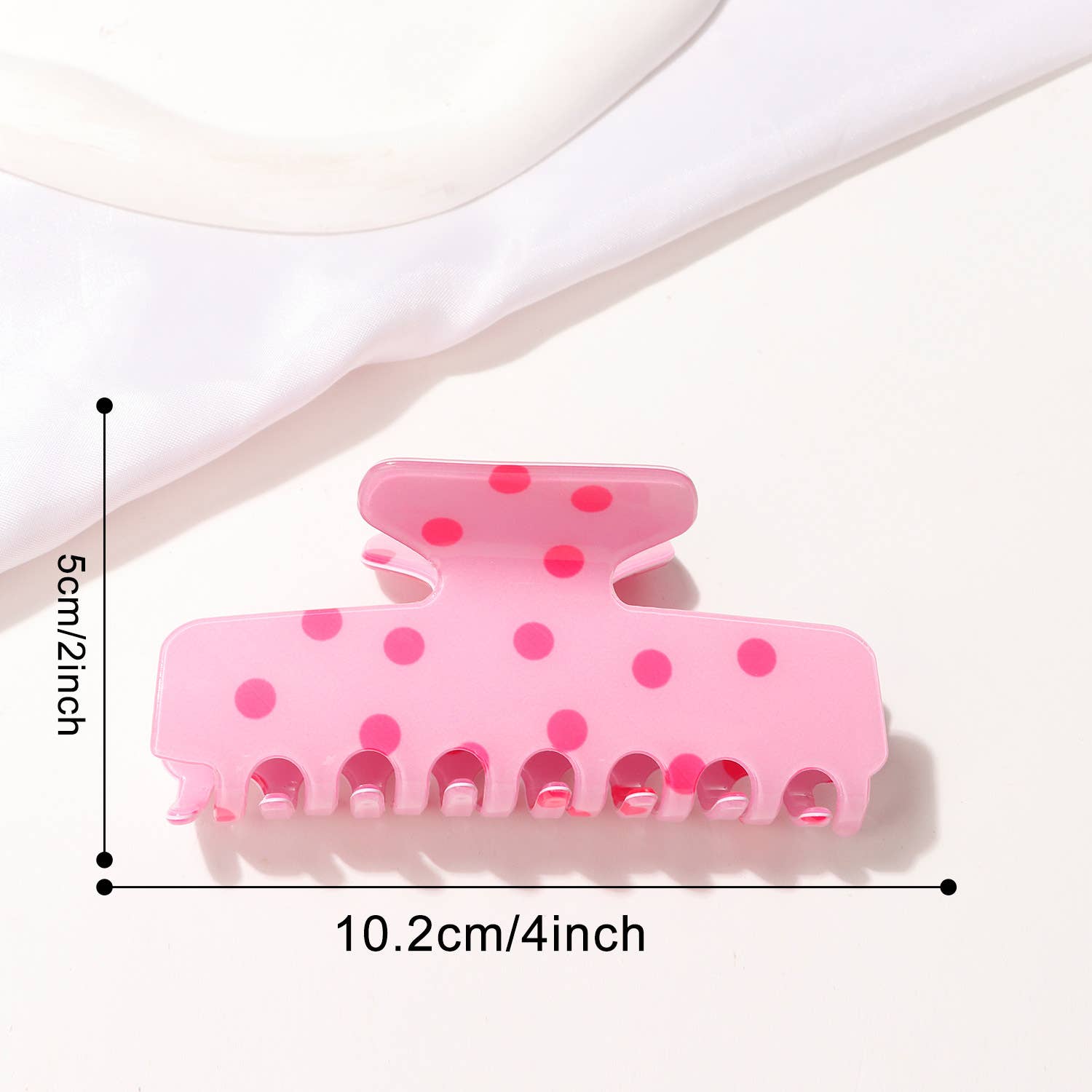Polka Dot Claw Clip