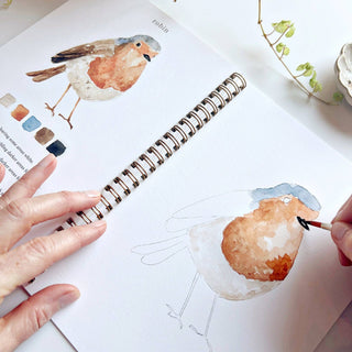 Birds Watercolor Book