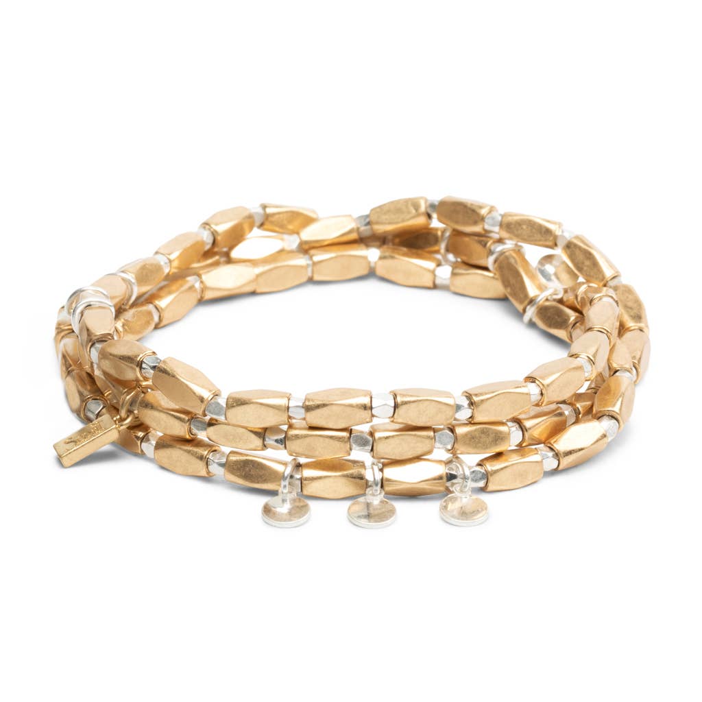Mixed Metal Iconic Wrap