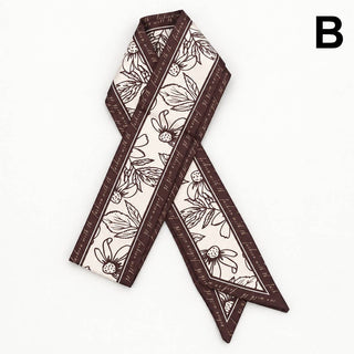 Patterned Silk Scarf