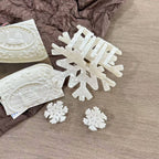 Frosty Snowflake Hair Clip