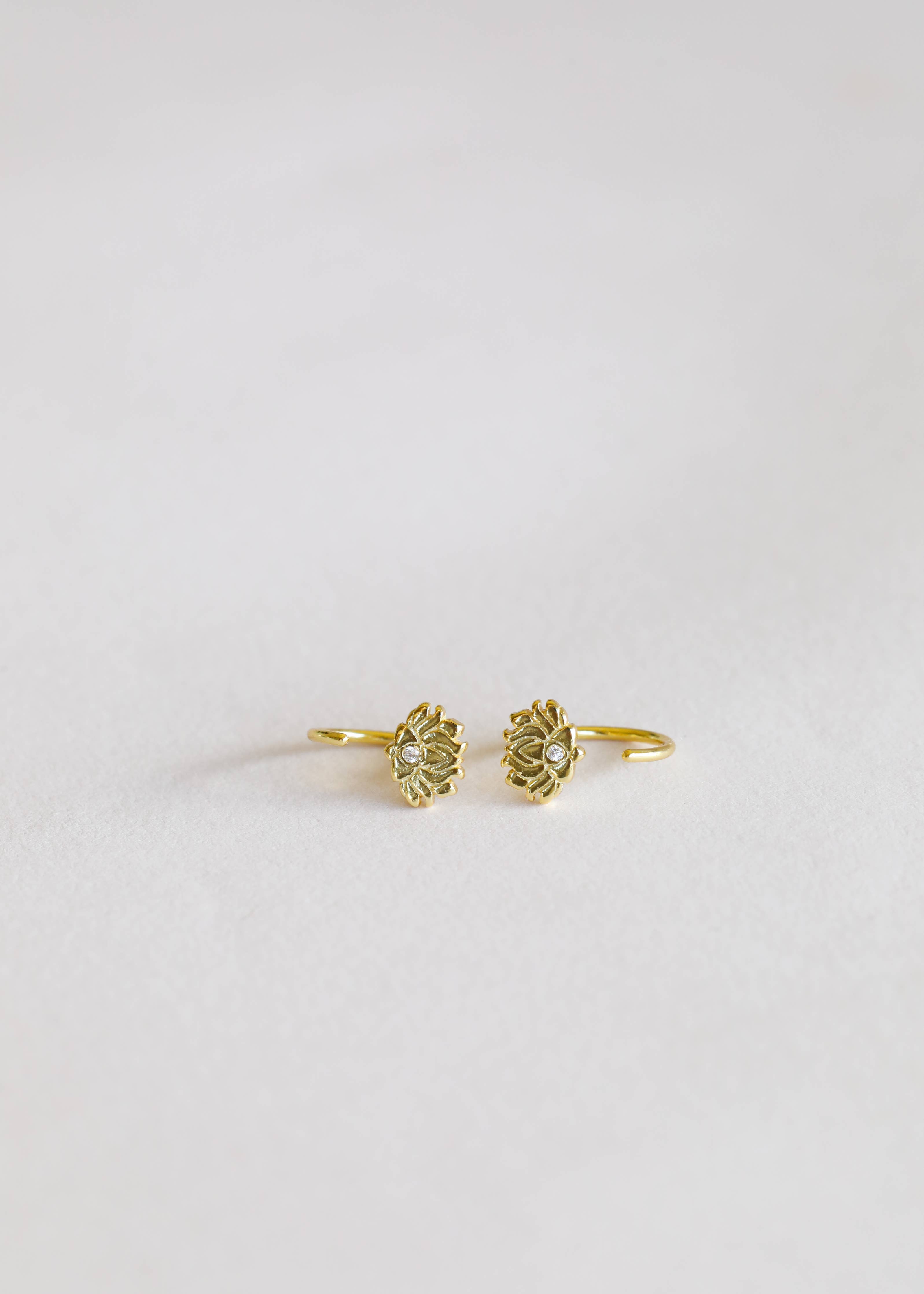 Lotus Flower Earrings