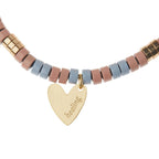 Rhodonite Intention Charm Bracelet