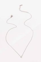 Silver Diamond Necklace