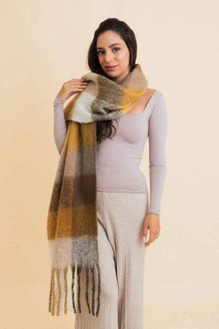 Playing with Plaid Winter Scarf