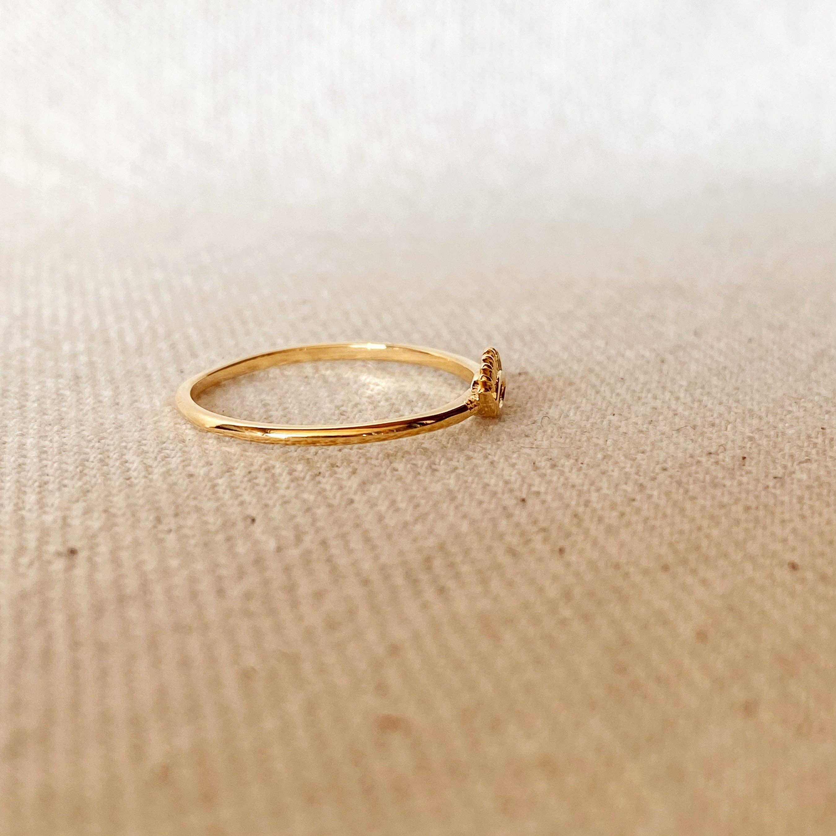 Gold Evil Eye Ring