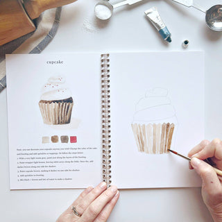 Baking Watercolor Book - Simply Sunflowers