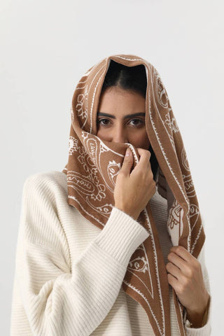 Bandana Print Scarf - Simply Sunflowers