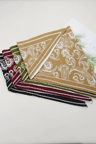 Bandana Print Scarf - Simply Sunflowers