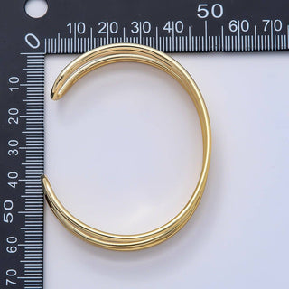 Banded Gold Bangle - Simply Sunflowers
