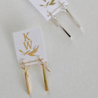 Bar Earrings - Simply Sunflowers