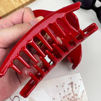 Ruby Red Claw Clip
