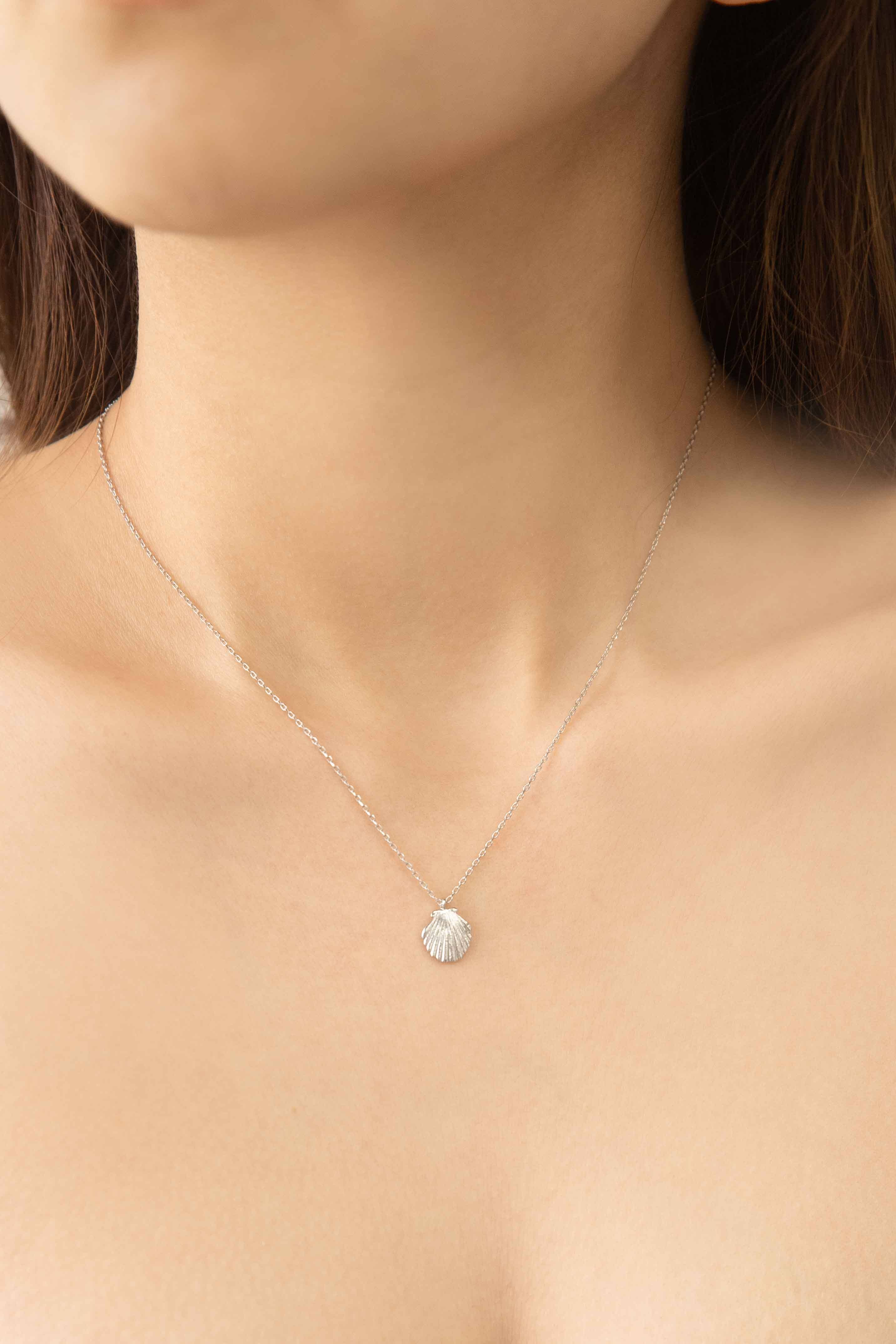 Silver Shell Necklace